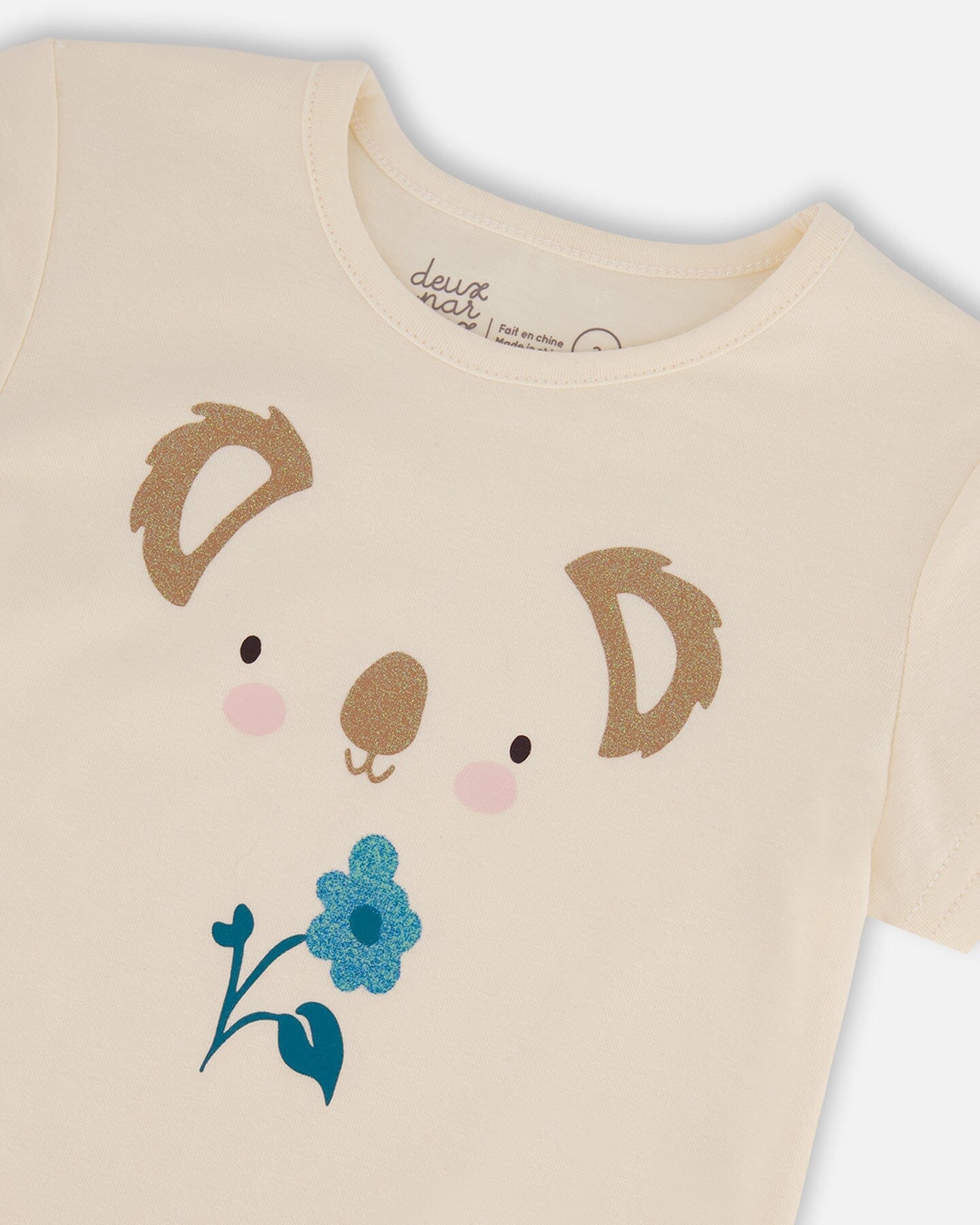 Organic Cotton Tee Cream And Koala - G30F71_110