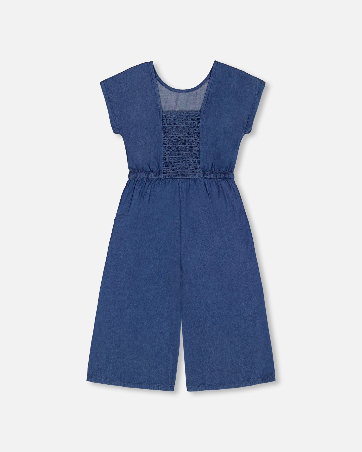 Chambray Jumpsuit Navy Blue - G30G41_098