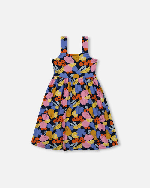 Printed Sleeveless Dress Multicolored - G30G91_037