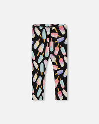 Printed Capri Leggings Ice Lollipops - G30H62_000