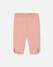 Crinkle Jersey Capri Legging Dark Old Pink - G30I60_810