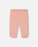 Crinkle Jersey Capri Legging Dark Old Pink - G30I60_810