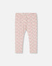 Printed Capri Legging Small Flowers On Cream Background - G30I61_097