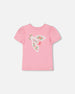 Organic Cotton Tee With Puff Sleeve Candy Pink - G30J70_605