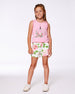 Organic Cotton Tank With Frills Candy Pink - G30J72_605