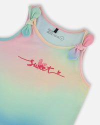 Tank Top With Knots Multicolored Tie Dye - G30K73_078