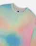 Printed Long Sleeve Top Multicolored Tie Dye - G30K74_078