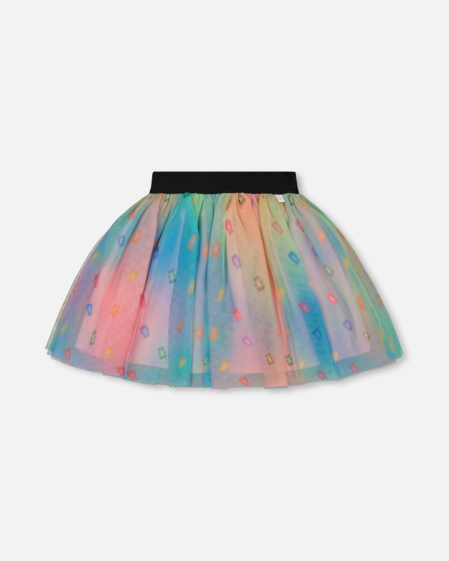 Printed Mesh Skirt Multicolored Gummies - G30K80_000