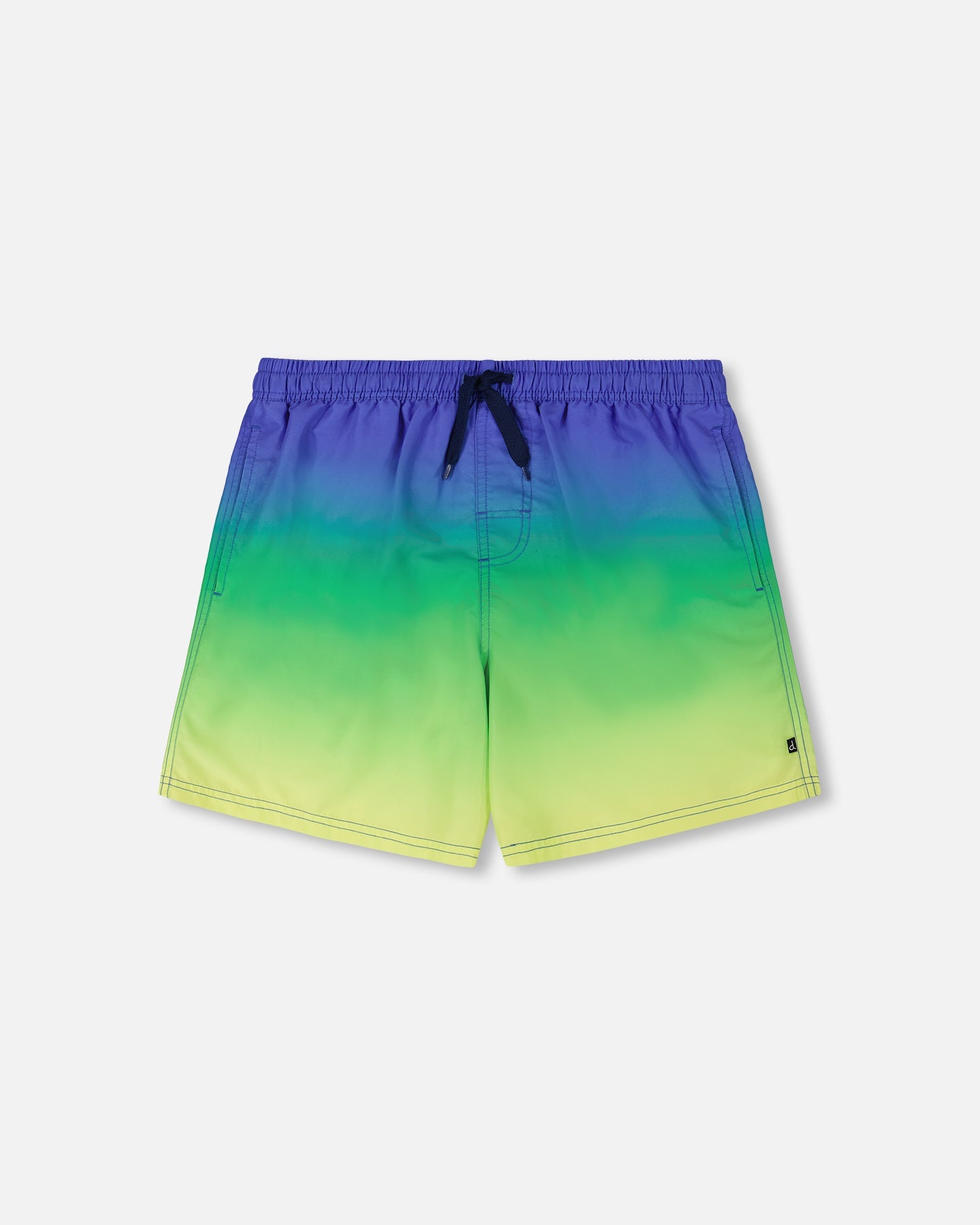 Swim Trunks Blue, Green, And Lime Gradient - G30NM11_000