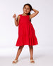 Multi-Tiered Eyelet Dress Red - G30O89_732