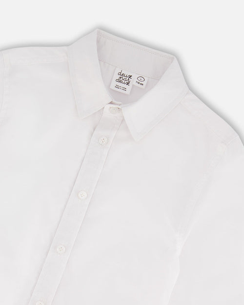 Long Sleeve Button Down Shirt White - G30R15_101