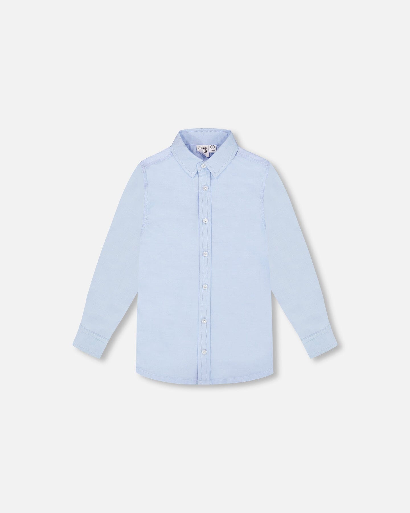 Long Sleeve Button Down Shirt Pale Blue - G30R15_400