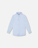 Long Sleeve Button Down Shirt Pale Blue - G30R15_400