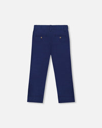 Slant Pocket Pants Navy Blue - G30R20_484