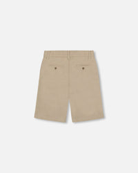 Slant Pocket Bermuda Shorts Light Taupe - G30R26_147