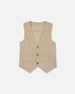 Sleeveless Vest Light Taupe - G30R30_147