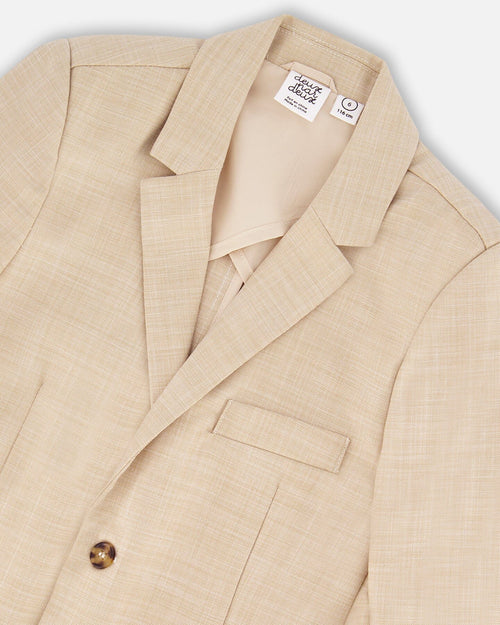 Two Button Blazer Light Taupe - G30R50_147