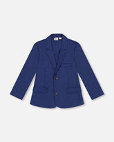 Two Button Blazer Navy Blue