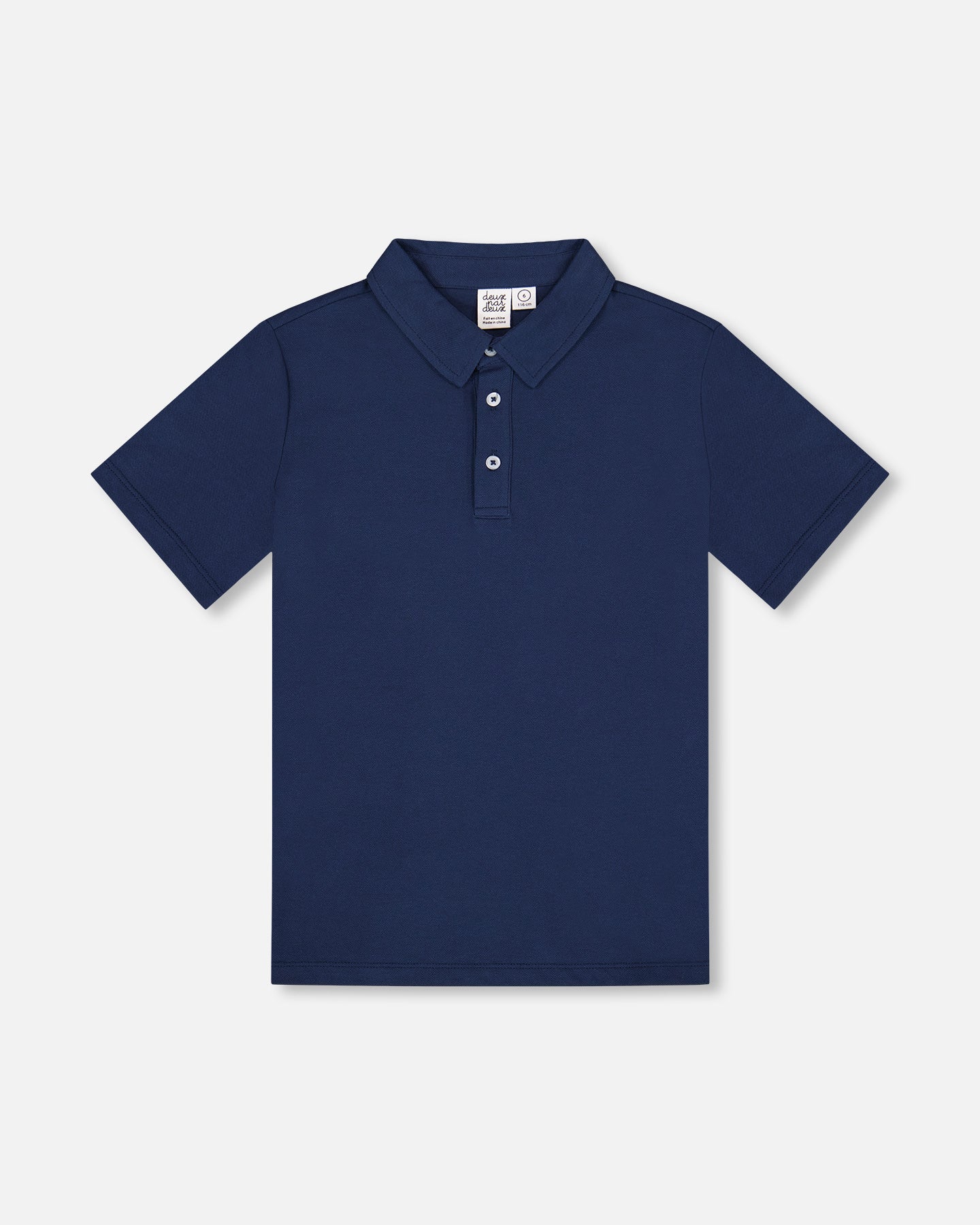 Short Sleeve Polo Shirt Navy Blue - G30R65_484