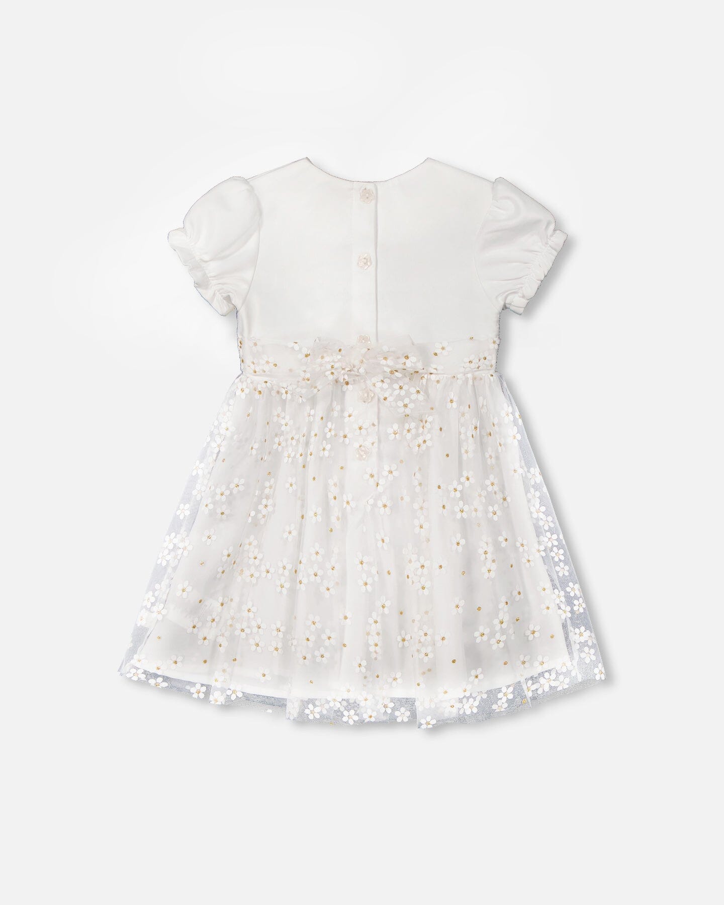 ハーリップトゥ French Bouquet Puff Sleeve Dress Puff Sleeve Dress White - Deux par Deux