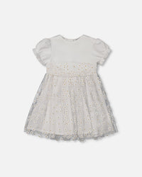 Baby Puff Sleeve Dress White - G30R88_101