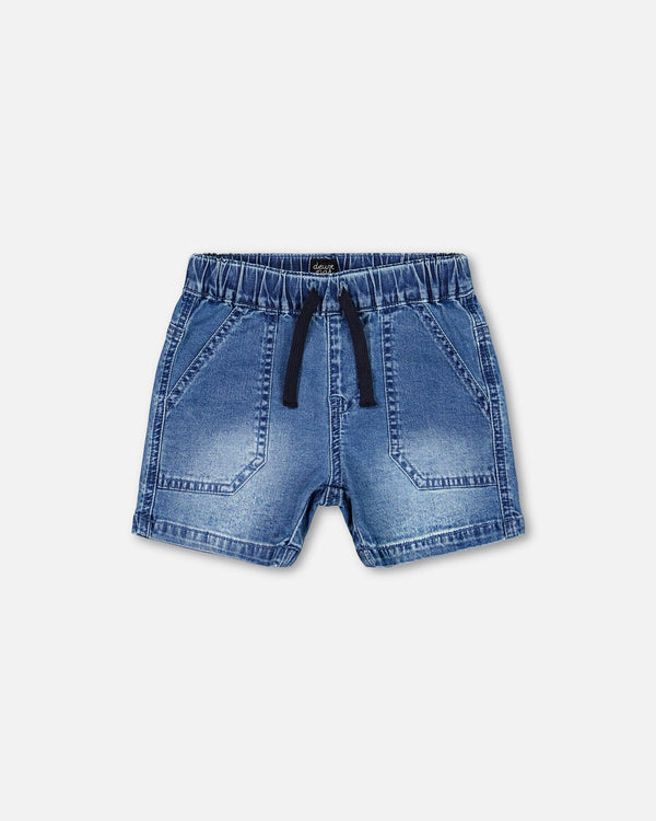 Denim Short Dark Denim Blue - G30S28_123