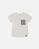 Short Sleeve Tee With Pocket White