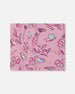 Printed Neck Tube Lilac And Multicolored Butterfly - G30W21_005