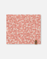 Printed Neck Tube Small White Flowers On Pale Pink