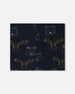 Printed Neck Tube Beige Animals On Black Background - G30W21_017