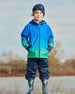 3-In-1 Mid-Season Outerwear Set Royal Blue And Green Gradient - G30W50_479