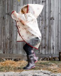 Red Cherry Printed Rain Cape - G30W99_086