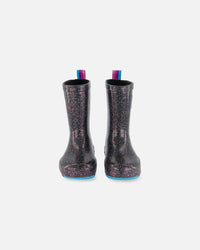 Rain Boots Black With Glitter - G30WB10_000