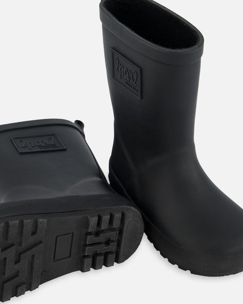 Rain Boots Black Outerwear Deux par Deux 