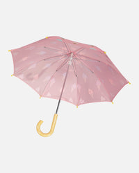 Pink Umbrella With Cones That Change Color Upon Contact With Water - G30WPR_062