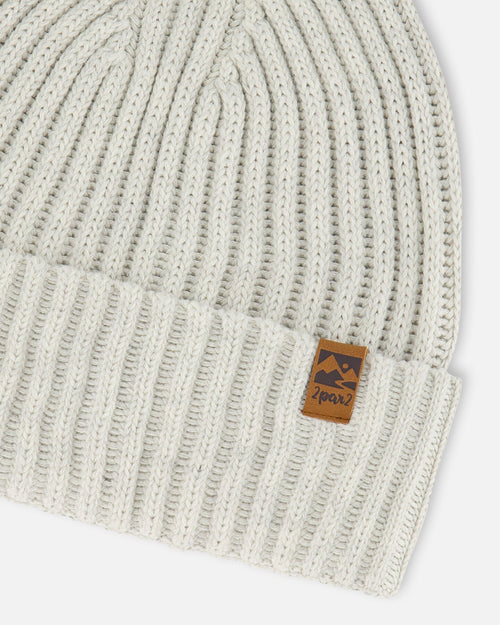 Cuffed Knit Hat Off-White - G30WT24_106