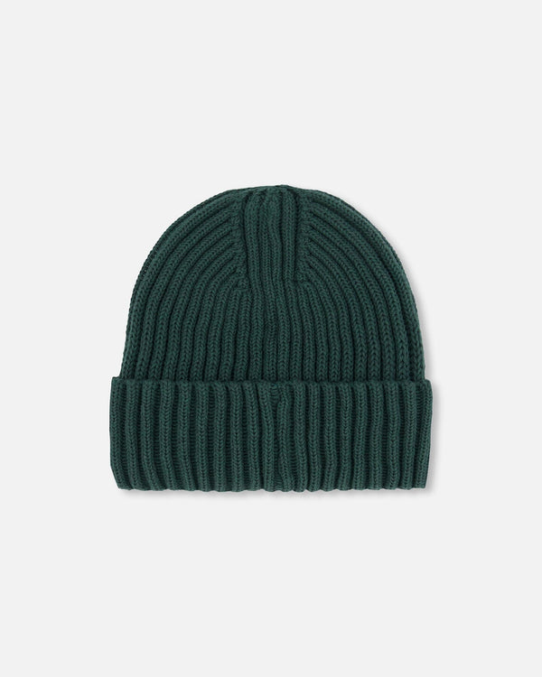 Cuffed Knit Hat Forest Green - G30WT24_394