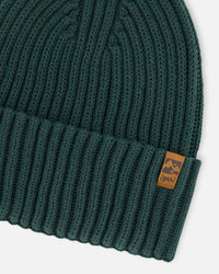 Cuffed Knit Hat Forest Green - G30WT24_394