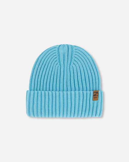 Cuffed Knit Hat Light Blue - G30WT24_447