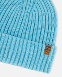 Cuffed Knit Hat Light Blue - G30WT24_447