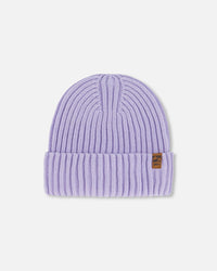 Cuffed Knit Hat Lilac - G30WT24_571