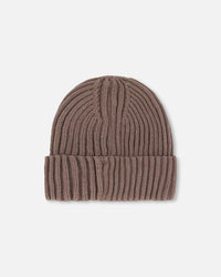 Cuffed Knit Hat Taupe - G30WT24_907