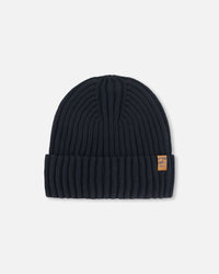 Cuffed Knit Hat Black - G30WT24_999