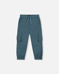 Parachute Cargo Pocket Jogger Pants Dark Teal - G30YB20_465