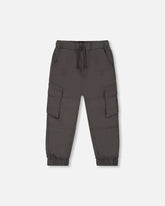 Parachute Cargo Pocket Jogger Pants Dark Gray