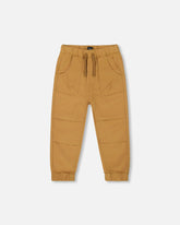 Stretch Twill Jogger Pant Tan