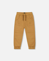 Stretch Twill Jogger Pant Tan - G30YB21_160