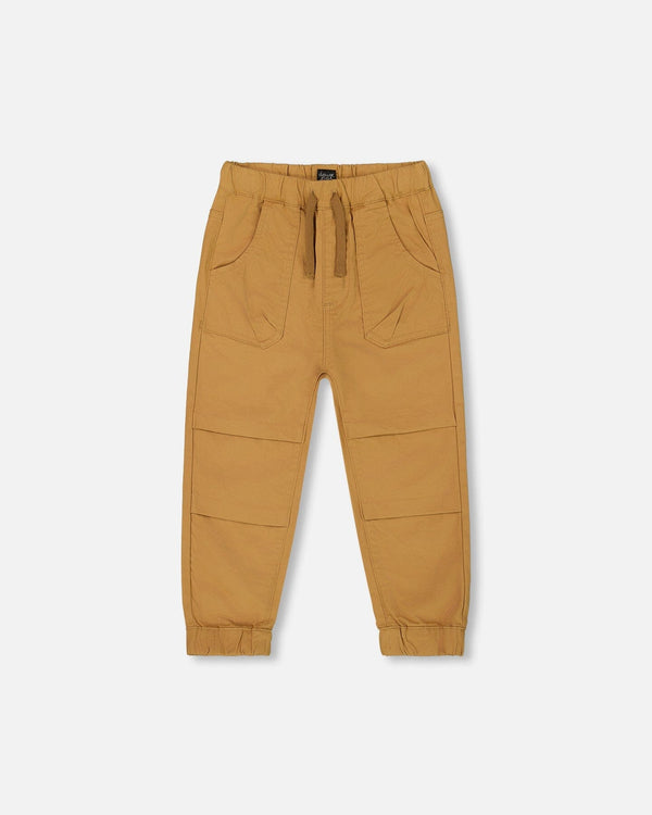 Stretch Twill Jogger Pant Tan - G30YB21_160