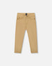 Stretch Twill Pants Light Golden Beige - G30YB24_181