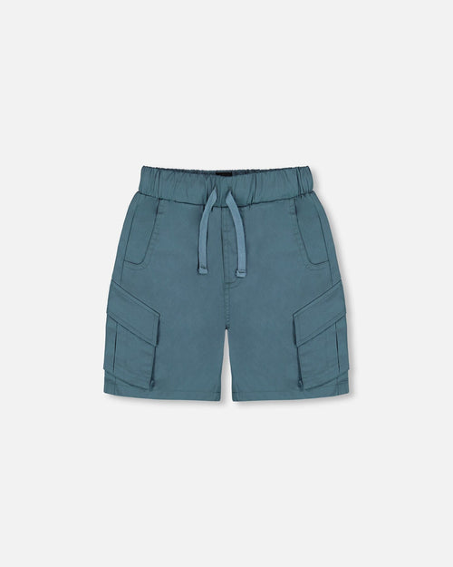 Parachute Cargo Pocket Shorts Dark Teal - G30YB26_465